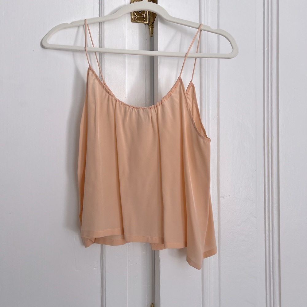 Tucker peach crop cami - size XS